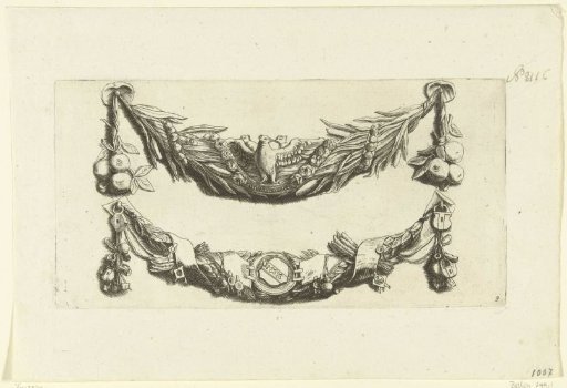 Two festoons