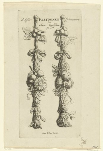 Title page: Pilaster Festonnen