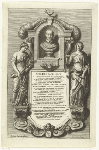 Epitaph for Albert and Isabella Clara Eugenia
