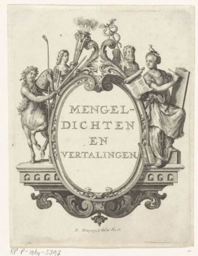 Title page for miscellanies and translations