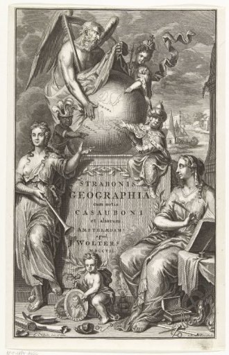 Allegory on history and geography