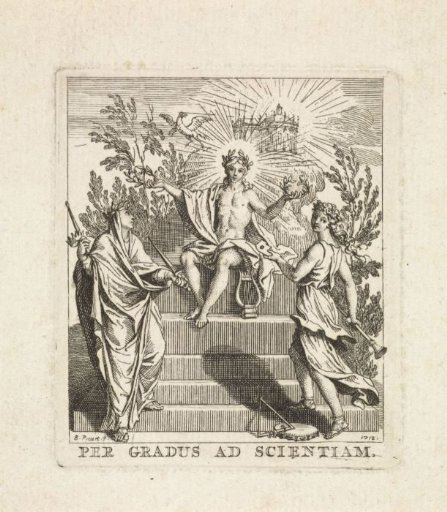 Seated Apollo with the Muses