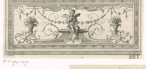 Seated Putto with a Laurel Wreath in His Hands