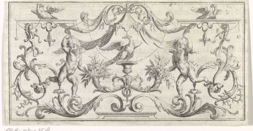 Ornament with an Eagle under a Baldachin