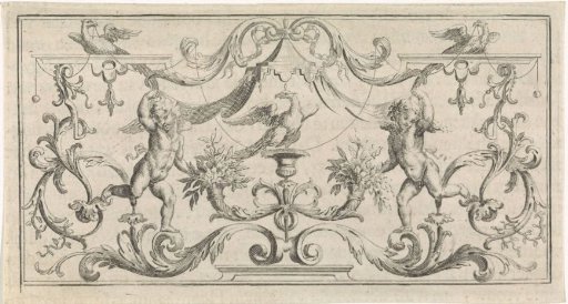 Ornament with an Eagle under a Baldachin