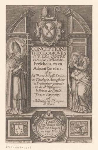 St. Martial of Limoges and St. Valeria of Limoges with the coat of arms of Archbishop Henri de God