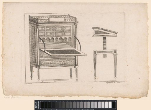 Cabinet with a shutter