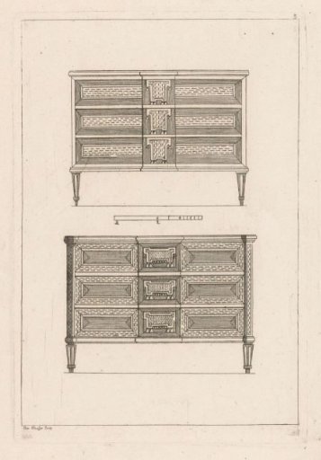 Two chest of drawers