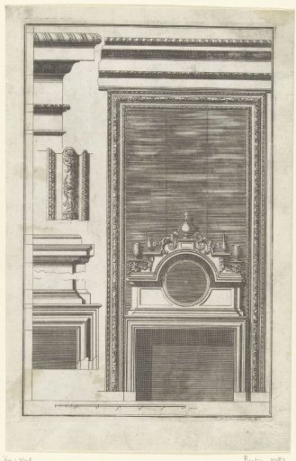 Lower panel surrounded by framing
