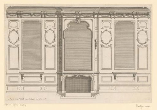 Chimneypiece and panels