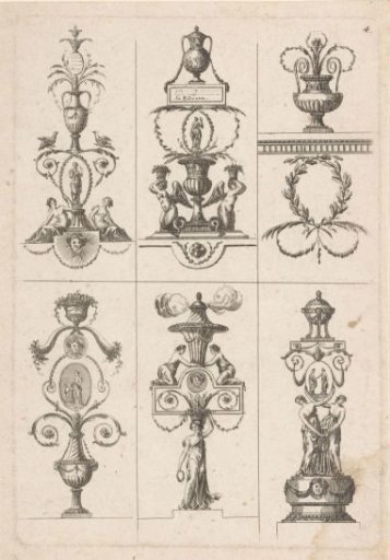 Six scenes with arabesques
