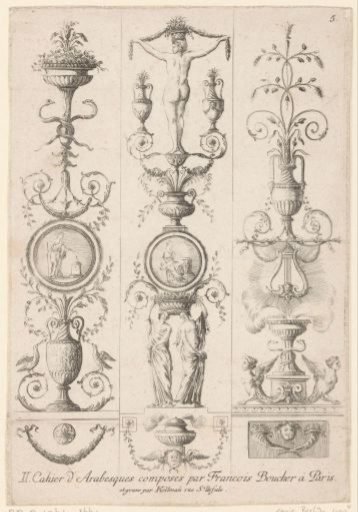 Three scenes with arabesques