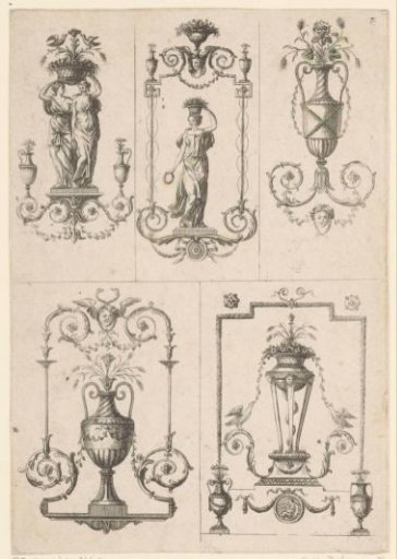 Five scenes with arabesques