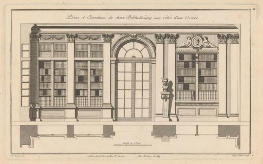 Window and two bookcases