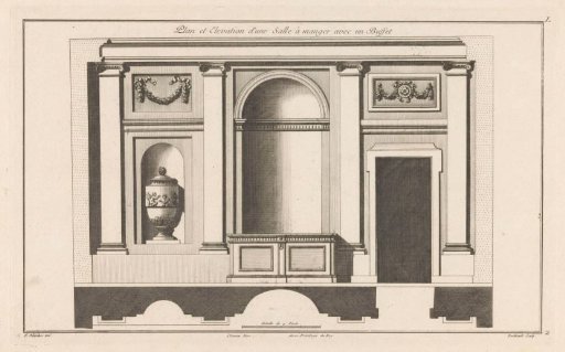 Dining room with a sideboard