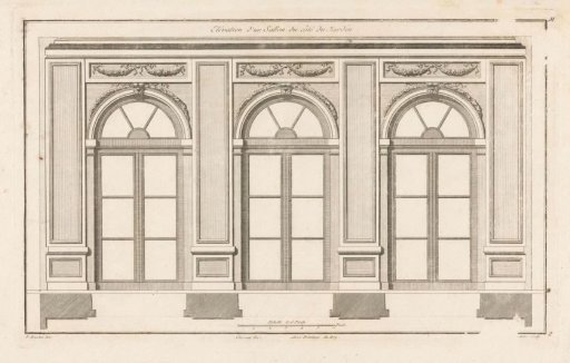 Drawing room with three windows