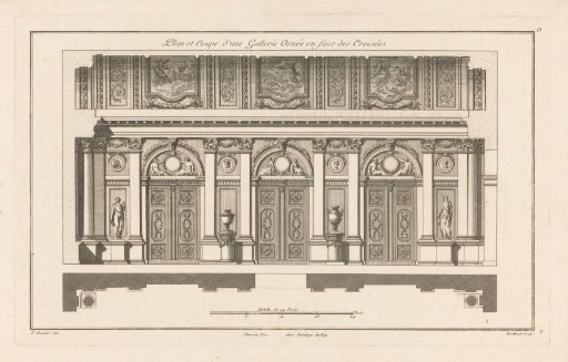 Gallery with doors