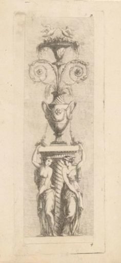 Standing women with vases