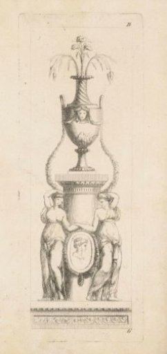 Standing women and vase