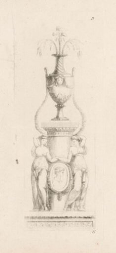 Standing women and vase