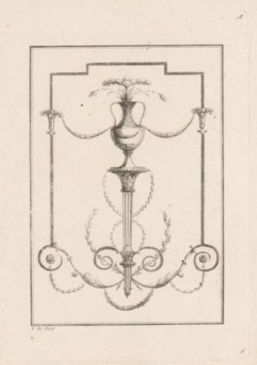 Vase with arabesques