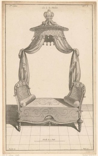 Canopy bed with bells