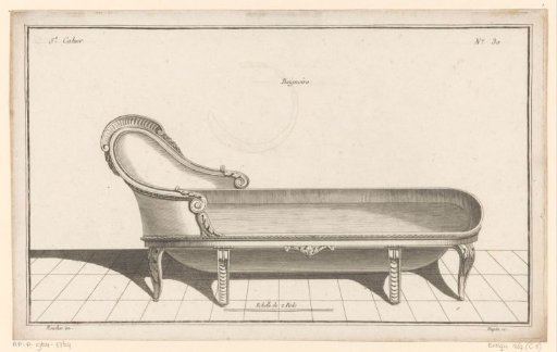 Bath with backrest