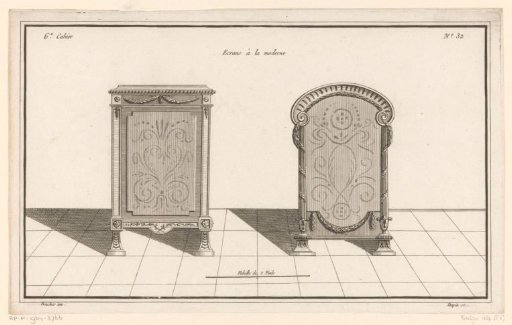 Two fire screens