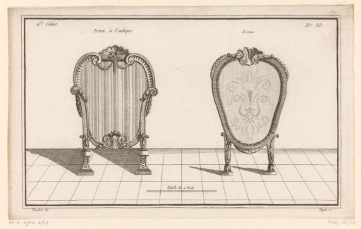 Two fire screens