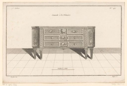 Commode with lion's head