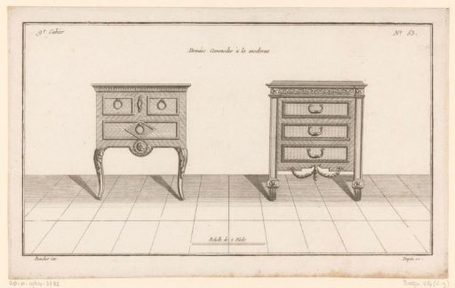 Two commodes
