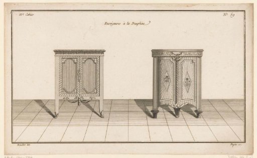 Two corner cabinets