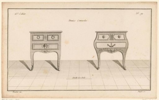 Two commodes