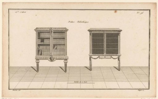 Two bookcases