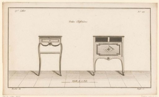 Two chiffoniers