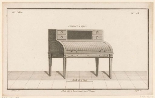 Cylinder desk