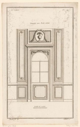 Glass door and panels