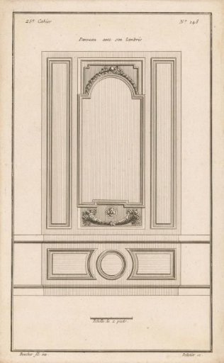 Panels with cornucopias