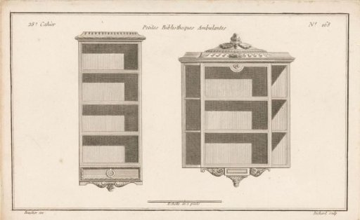 Two bookcases