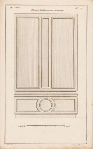 Panels with a round element