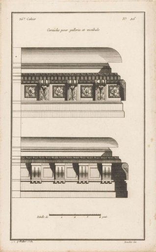 Two cornices