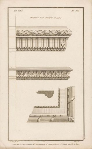 Two frames and corner ornament