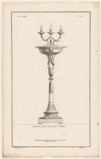 Gueridon with lion's head