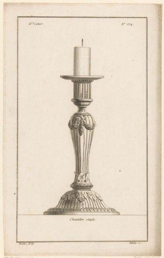 Candelabrum with garlands