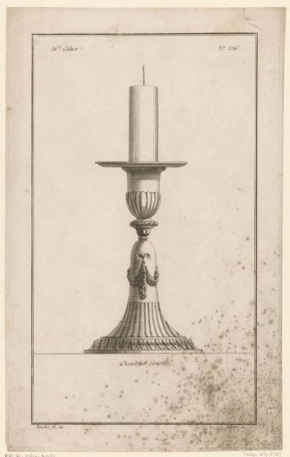 Candelabrum with garlands