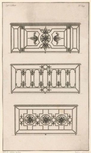 Gates with floral motifs