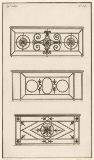 Gates with floral motifs