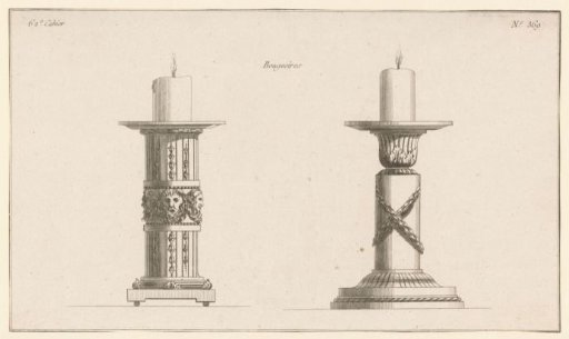 Candelabra with masks