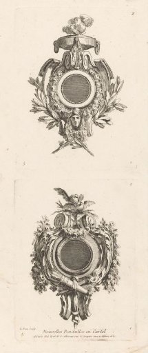 Pendules with flowers