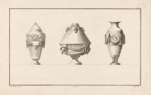 Three vases